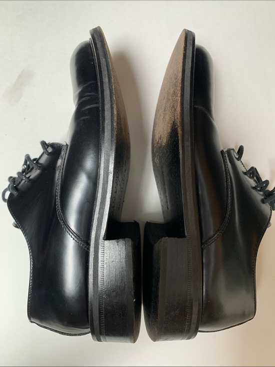 Paco Monjaro Men’s Black Leather Derby Shoes.  Pre-Owned.Made in Italy.Size:8.5. main image 6